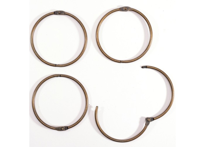 Book binding rings 75mm 6pcs Copper Book binding rings 75mm 6pcs Copper