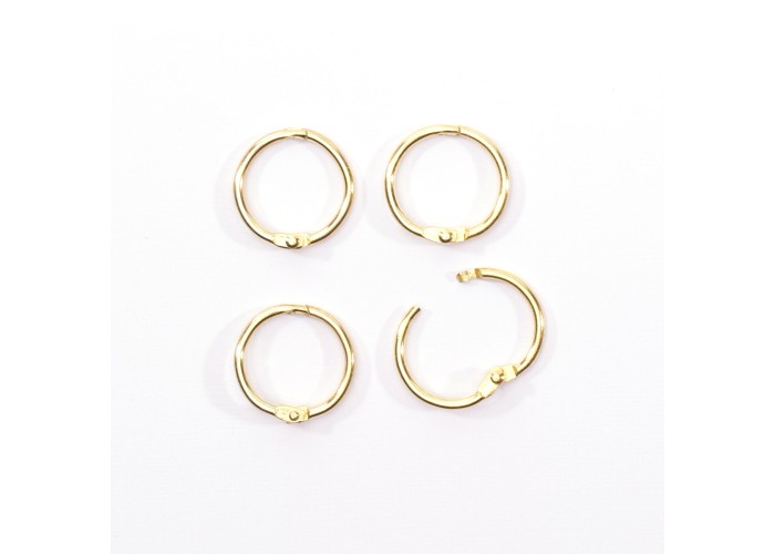 Book binding rings 20mm 12pcs Gold Book binding rings 20mm 12pcs Gold