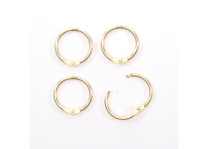 Book binding rings 25mm 12pcs Gold Book binding rings 25mm 12pcs Gold