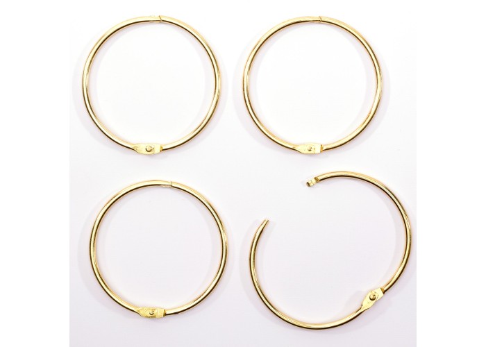 Book binding rings 50mm 12pcs Gold Book binding rings 50mm 12pcs Gold