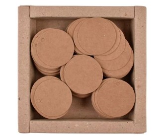 Στρόγγυλες κραφτ ετικέτες 4cm 250τεμ ( χαρτί 100gr ) Στρόγγυλες κραφτ ετικέτες 4cm 250τεμ ( χαρτί 100gr )