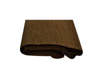 CREPE PAPER 50 x 250cm, 32gr - DARK BROWN CREPE PAPER 50 x 250cm, 32gr - DARK BROWN