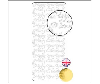 Διακοσμητικά Αυτοκόλλητα Christmas Wishes  Χρυσό