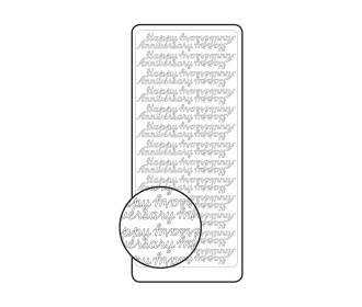 Αυτοκόλλητα  happy anniversary  χρυσά Αυτοκόλλητα  happy anniversary  χρυσά