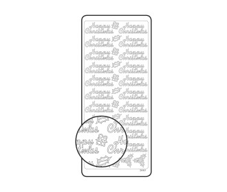 Αυτοκόλλητα happy christmas χρυσό