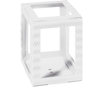 Φανάρι χάρτινο 18x13cm λευκό Φανάρι χάρτινο 18x13cm λευκό
