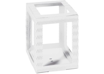 Φανάρι χάρτινο 18x13cm λευκό Φανάρι χάρτινο 18x13cm λευκό