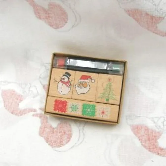 Σφραγίδα Christmas 4+1τεμ