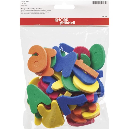 Σταμπαδόροι Foam ABC&Aριθμοί 5cm 36τεμ Σταμπαδόροι Foam ABC&Aριθμοί 5cm 36τεμ