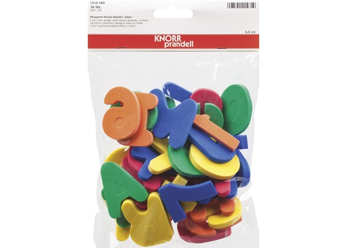 Σταμπαδόροι Foam ABC&Aριθμοί 5cm 36τεμ Σταμπαδόροι Foam ABC&Aριθμοί 5cm 36τεμ