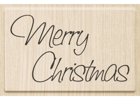 Σφραγίδα Merry Xmas #2 7cmx4,2cm με ξύλινη βάση Σφραγίδα Merry Xmas #2 7cmx4,2cm με ξύλινη βάση