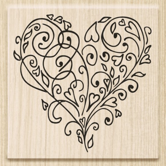 Ξύλινη σφραγίδα Emotional 6cm x5,5cm Ξύλινη σφραγίδα Emotional 6cm x5,5cm