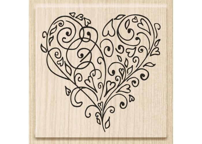 Ξύλινη σφραγίδα Emotional 6cm x5,5cm Ξύλινη σφραγίδα Emotional 6cm x5,5cm