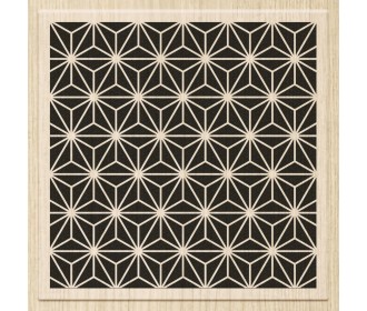 Ξύλινη σφραγίδα Pattern 7x7cm Ξύλινη σφραγίδα Pattern 7x7cm