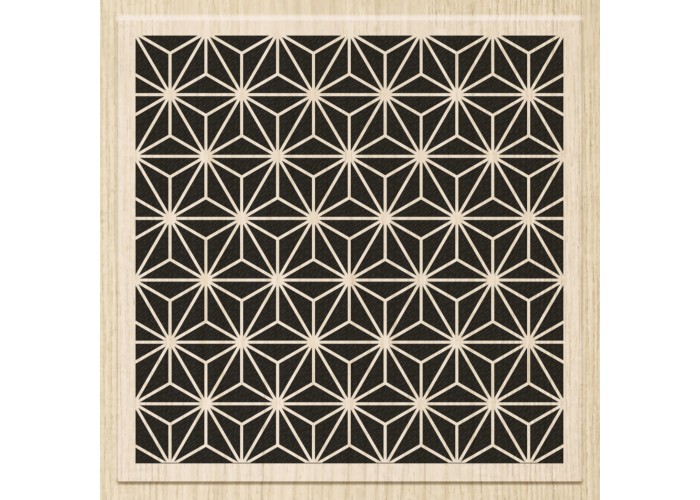 Ξύλινη σφραγίδα Pattern 7x7cm