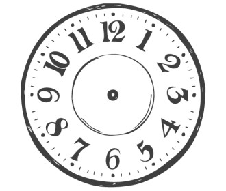 Ξύλινη σφραγίδα ρολόι  Ξύλινη σφραγίδα ρολόι