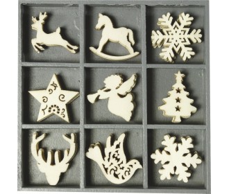Ξύλινα διακοσμητικά Xmas #2 Ξύλινα διακοσμητικά Xmas #2