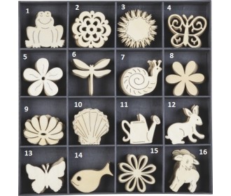 Ξύλινες φιγούρες forest 6cm ( Επιλέξτε σχέδιο )