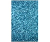 A4 Glitter Card Τιρκουάζ