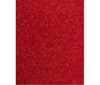 A4 Glitter Card Κόκκινο