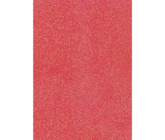 A4 Glitter Card red neon 200g