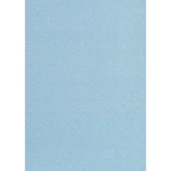 A4 Glitter Card blue iridesc 200g