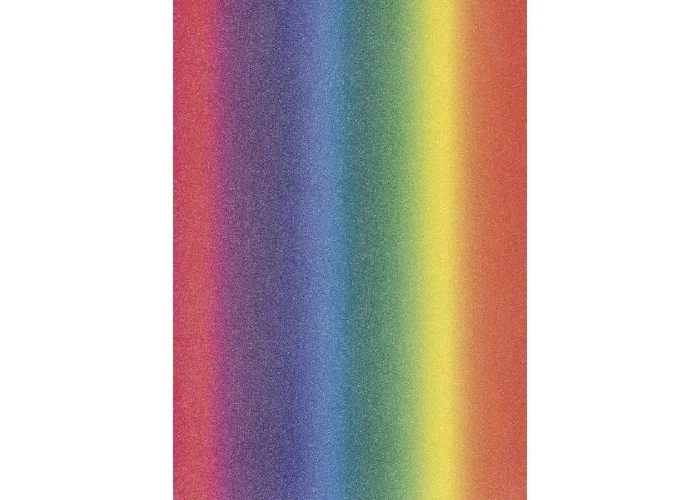 A4 Glitter Card rainbow 200g