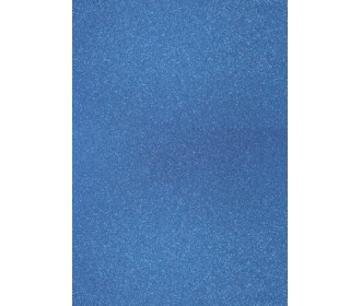 A4 Glitter Card Peacock bl.