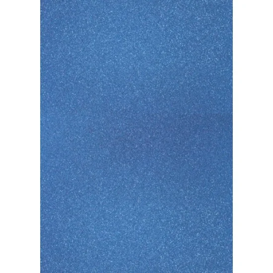 A4 Glitter Card Peacock bl.