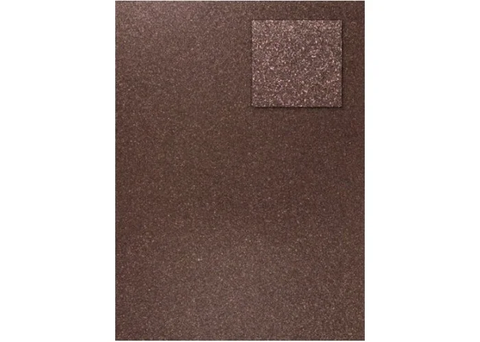 A4 Glitter Card Mocca 