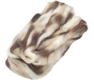 Μαλλί 100% natural - brown 25gr Μαλλί 100% natural - brown 25gr