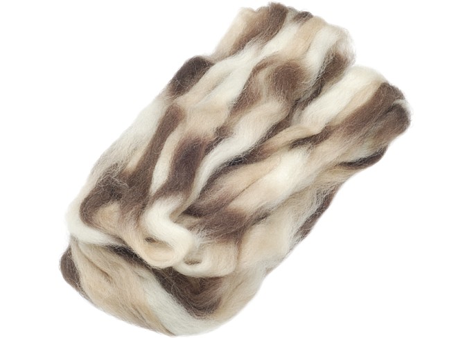 Μαλλί 100% natural - brown 25gr Μαλλί 100% natural - brown 25gr