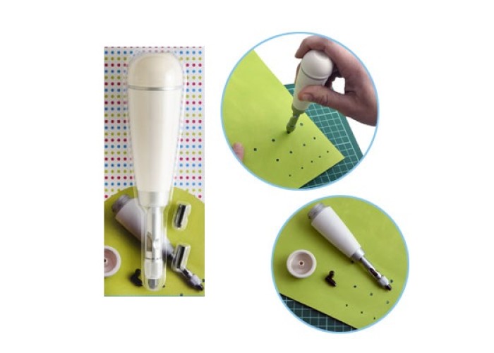 Screw hole punch 3 tips (2mm,3mm,4mm)