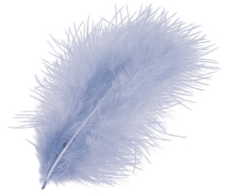 Φτερά Μαραμπου 10cm 15τεμ - sea blue Φτερά Μαραμπου 10cm 15τεμ - sea blue
