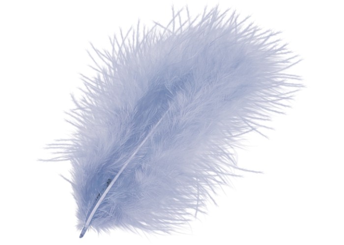 Φτερά Μαραμπου 10cm 15τεμ - sea blue