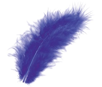 Φτερά Μαραμπου 10cm 15τεμ -blue Φτερά Μαραμπου 10cm 15τεμ -blue