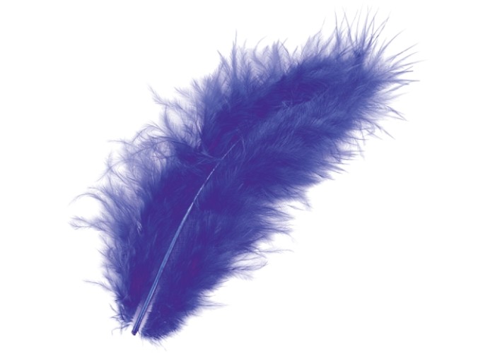 Φτερά Μαραμπου 10cm 15τεμ -blue