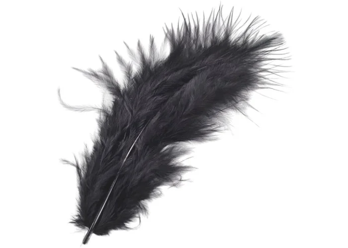 Φτερά Μαραμπου 10cm 15τεμ -black