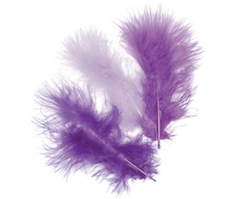 Φτερά Μαραμπου 10cm 15τεμ-mix orchid Φτερά Μαραμπου 10cm 15τεμ-mix orchid