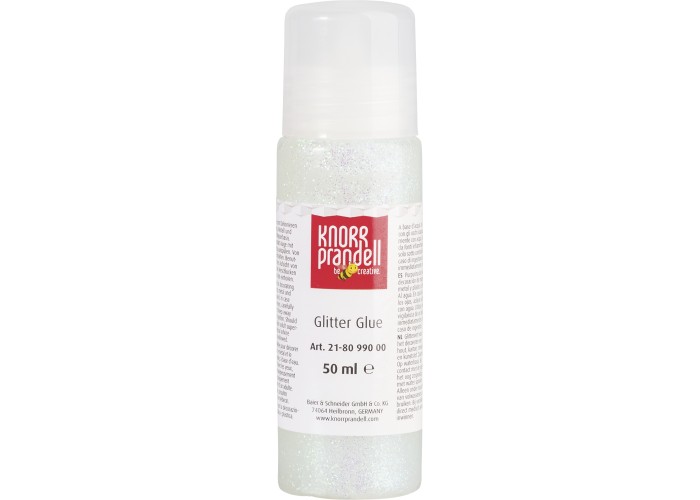 Κόλλα glitter Knorr prandell λευκή ιριδίζουσα 50ml Κόλλα glitter Knorr prandell λευκή ιριδίζουσα 50ml