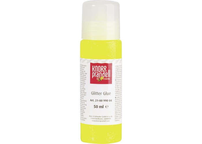 Κόλλα Glitter Knorr Prandell Κίτρινο Νέον 50ml