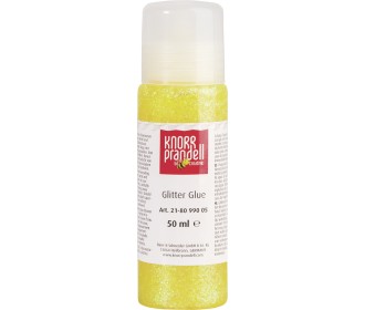Κόλλα glitter Knorr prandell Κίτρινη 50ml