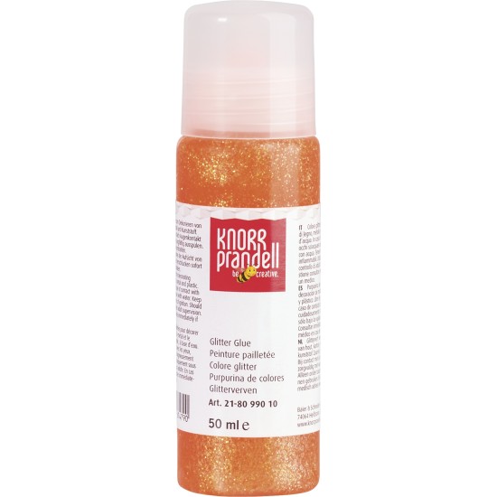 Κόλλα Glitter Knorr Prandell Πορτοκαλί Νέον 50ml Κόλλα Glitter Knorr Prandell Πορτοκαλί Νέον 50ml
