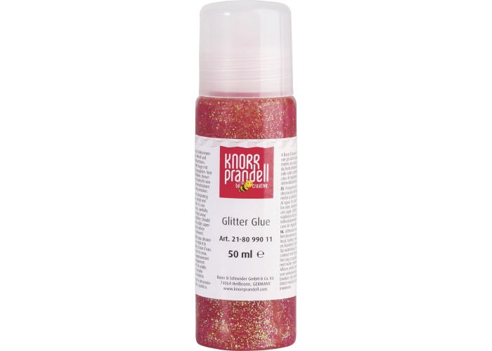 Κόλλα Glitter Knorr Prandell Φωτεινό κόκκινο 50ml