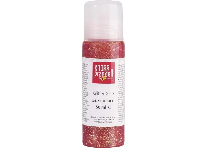 Κόλλα Glitter Knorr Prandell Φωτεινό κόκκινο 50ml