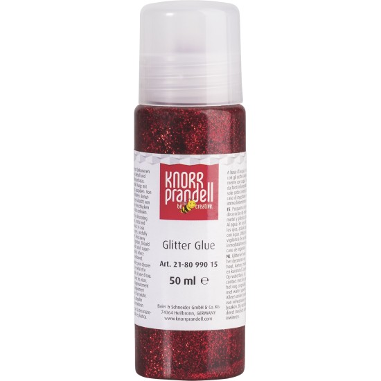 Κόλλα glitter Knorr prandell κόκκινη 50ml Κόλλα glitter Knorr prandell κόκκινη 50ml