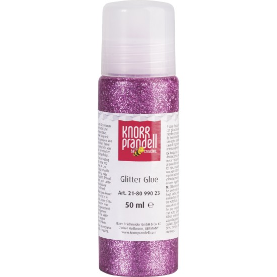 Κόλλα glitter Knorr prandell Dusty Pink 50ml Κόλλα glitter Knorr prandell Dusty Pink 50ml