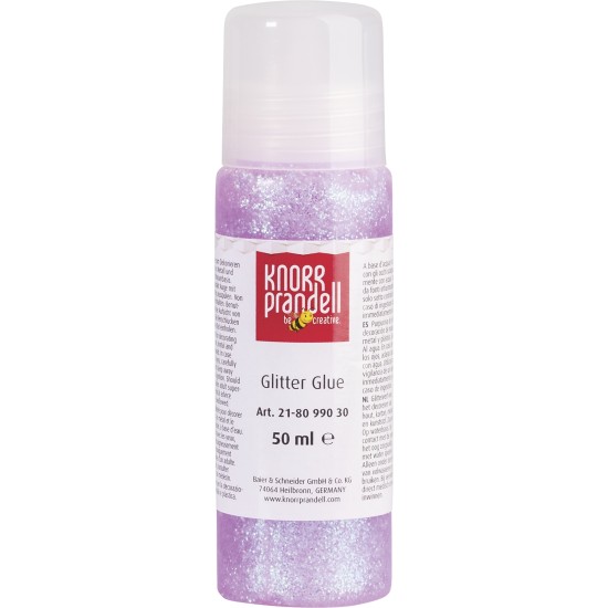 Κόλλα glitter Knorr prandell Λιλά ιριδίζον 50ml