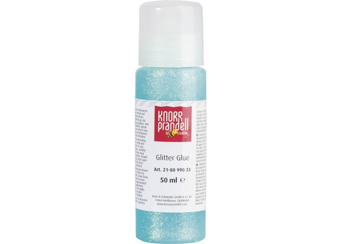 Κόλλα glitter Knorr prandell Γαλάζια 50ml