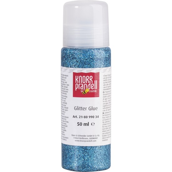 Κόλλα Glitter Knorr Prandell Sky Blue 50ml Κόλλα Glitter Knorr Prandell Sky Blue 50ml